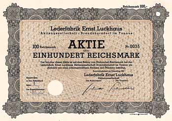 Lederfabrik Ernst Luckhaus AG