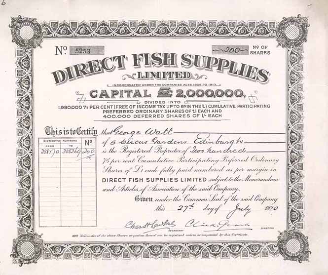 Direct Fish Supplies Ltd.