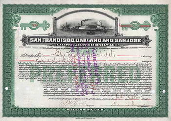 San Francisco, Oakland & San Jose Consolidated Railway