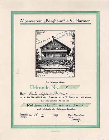 Alpenverein Bergheim e.V. Barmen