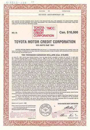 Toyota Motor Credit Corp.