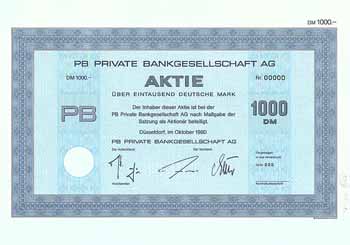 PB Private Bankgesellschaft AG