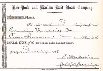 New York & Harlem Railroad (OU C. Vanderbilt)