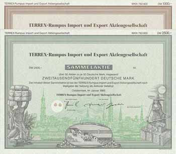 TERREX-Rumpus Import und Export AG (2 Stücke)