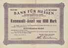 Bank fr Hessen vormals Rudolf Ballin & Co. KGaA
