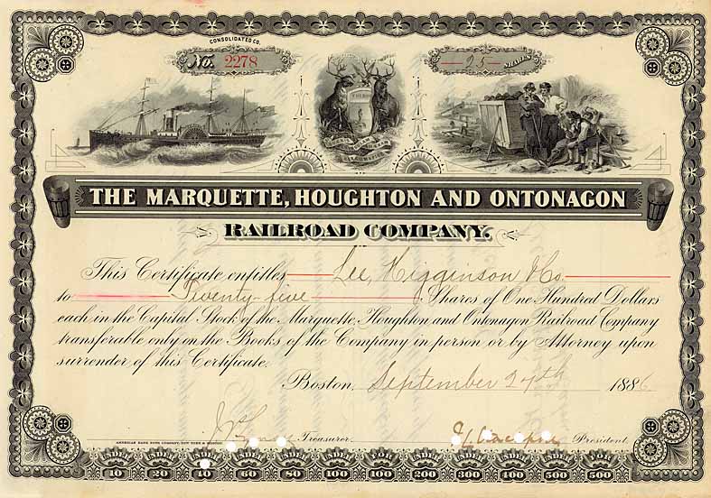 Marquette, Houghton & Ontonagon Railroad
