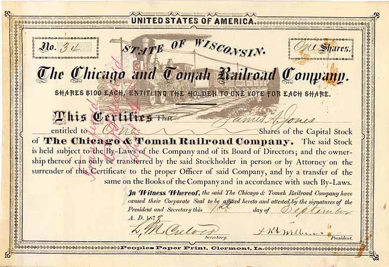Chicago & Tomah Railroad