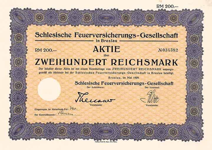 Schlesische Feuerversicherungs-Gesellschaft