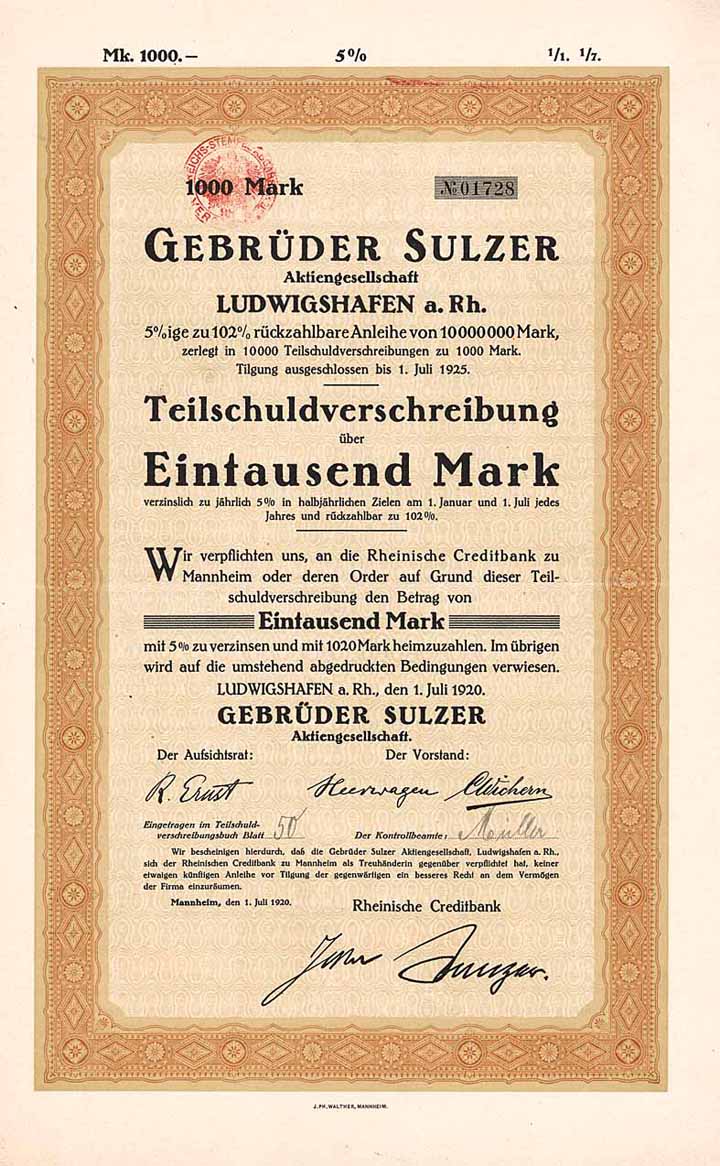 Gebrüder Sulzer AG