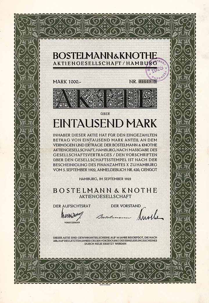 Bostelmann & Knothe AG