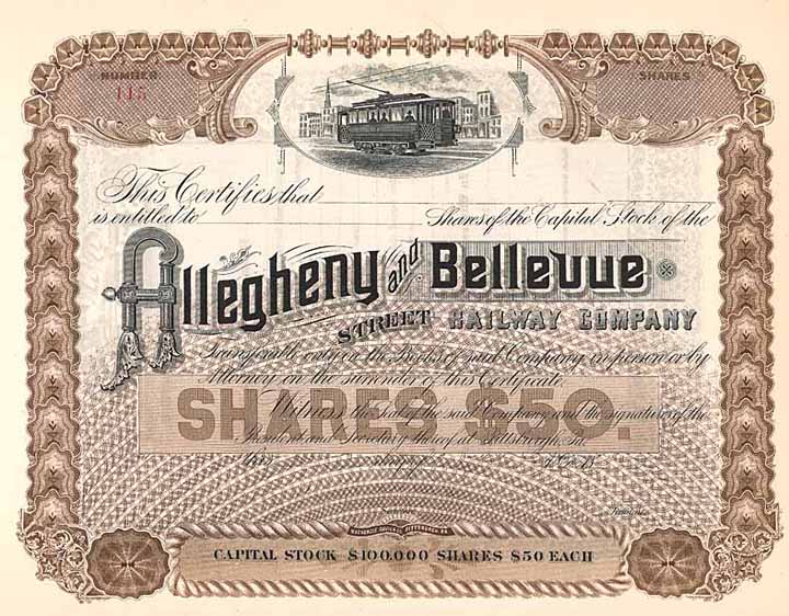 Allegheny & Bellevue Street Railway