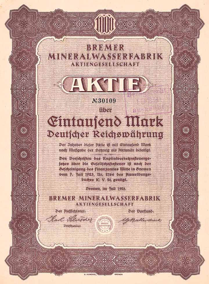 Bremer Mineralwasserfabrik AG