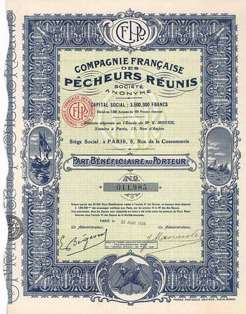 Cie. Française des Pêcheurs Réunis S.A.