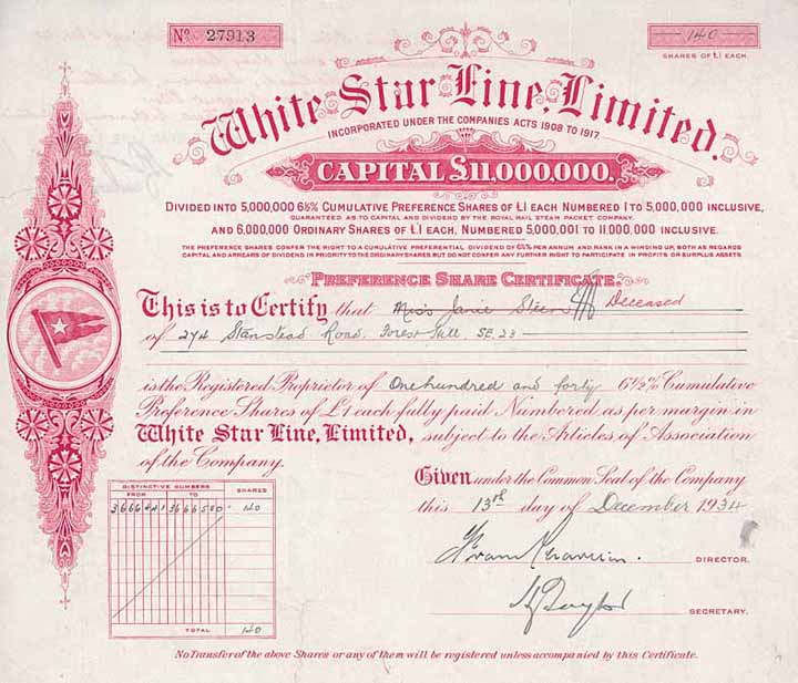 White Star Line Ltd.