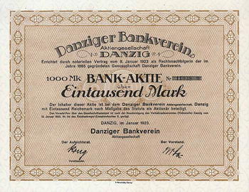Danziger Bankverein AG