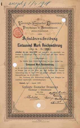 Vereinigte Eisenacher Brauereien Petersberger- & Schlossbrauerei AG