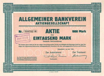Allgemeiner Bankverein AG