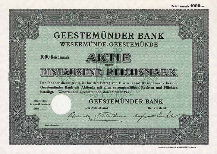 Geestemünder Bank