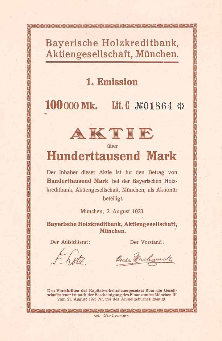 Bayerische Holzkreditbank AG