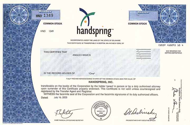 Handspring Inc.