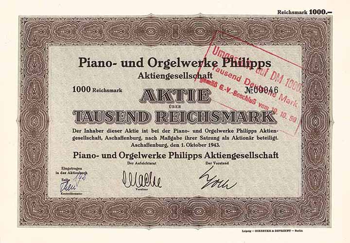 Piano- und Orgelwerke Philipps AG