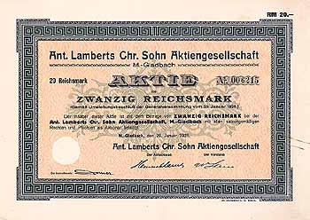 Ant. Lamberts Chr. Sohn AG