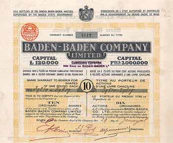 Baden-Baden Company Limited