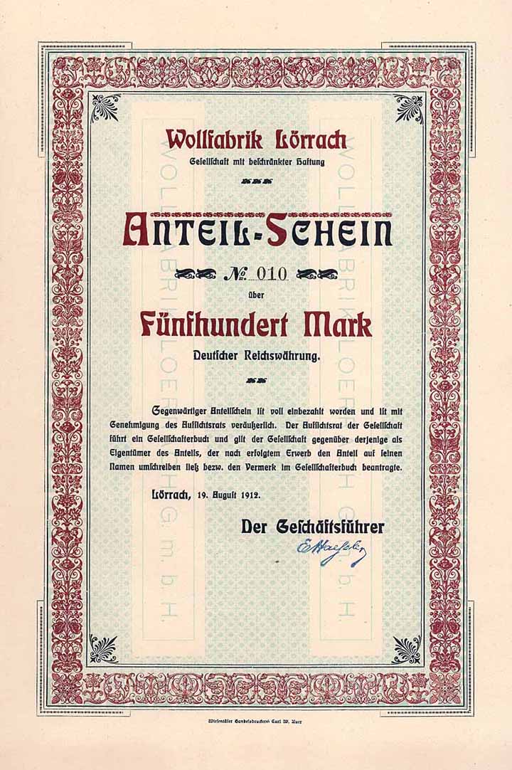 Wollfabrik Lörrach GmbH