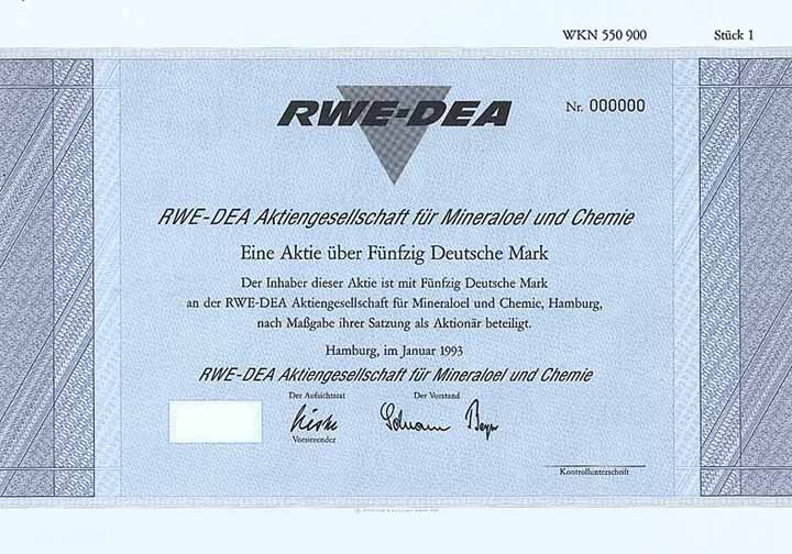 RWE-DEA  AG für Mineraloel und Chemie