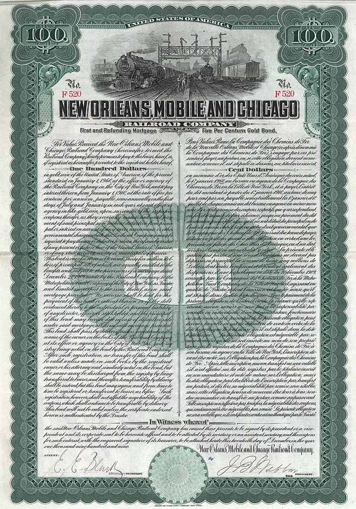 New Orleans, Mobile & Chicago Railroad