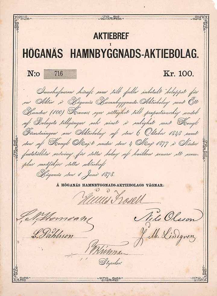 Höganäs Hamnbyggnads-AB