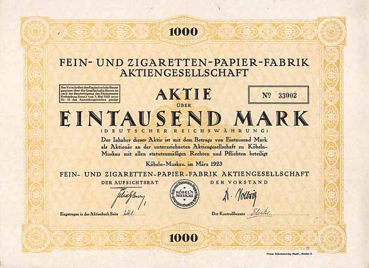 Fein- und Zigaretten-Papier-Fabrik AG