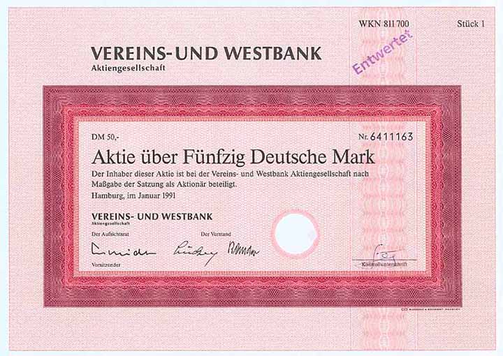 Vereins- und Westbank AG