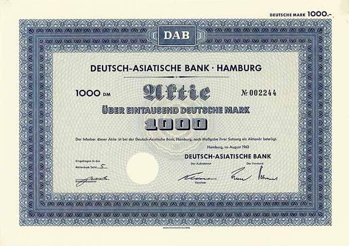 Deutsch-Asiatische Bank