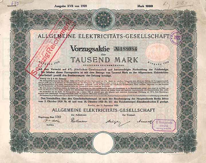 Allgemeine Elektricitäts-Gesellschaft