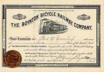 Boynton Bicycle Electric Railway