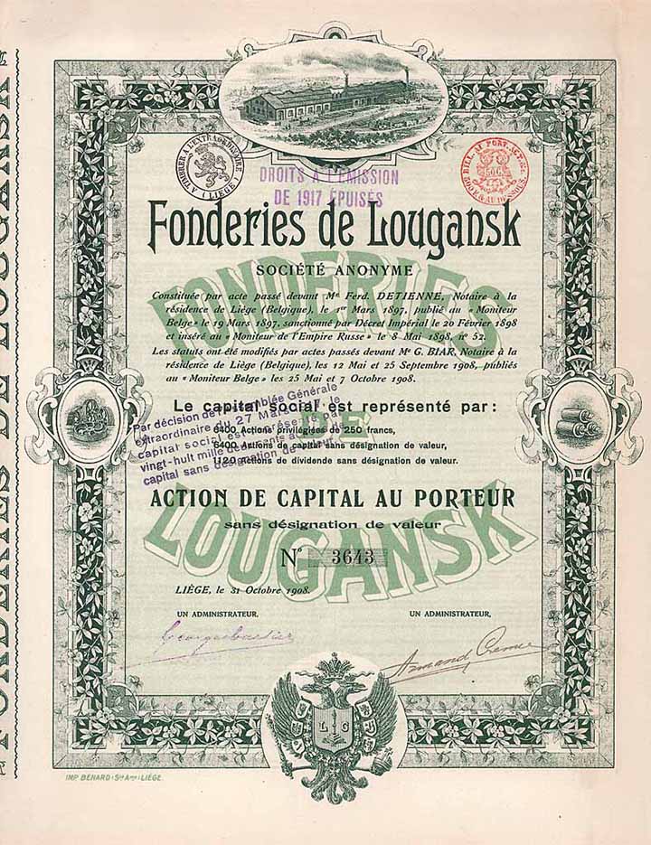 Fonderies de Lougansk S.A.