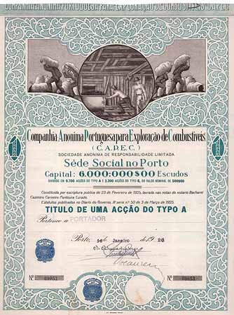 Cia. Anonima Portuguesa para Exploracao de Combustiveis (C.A.P.E.C.) S.A.