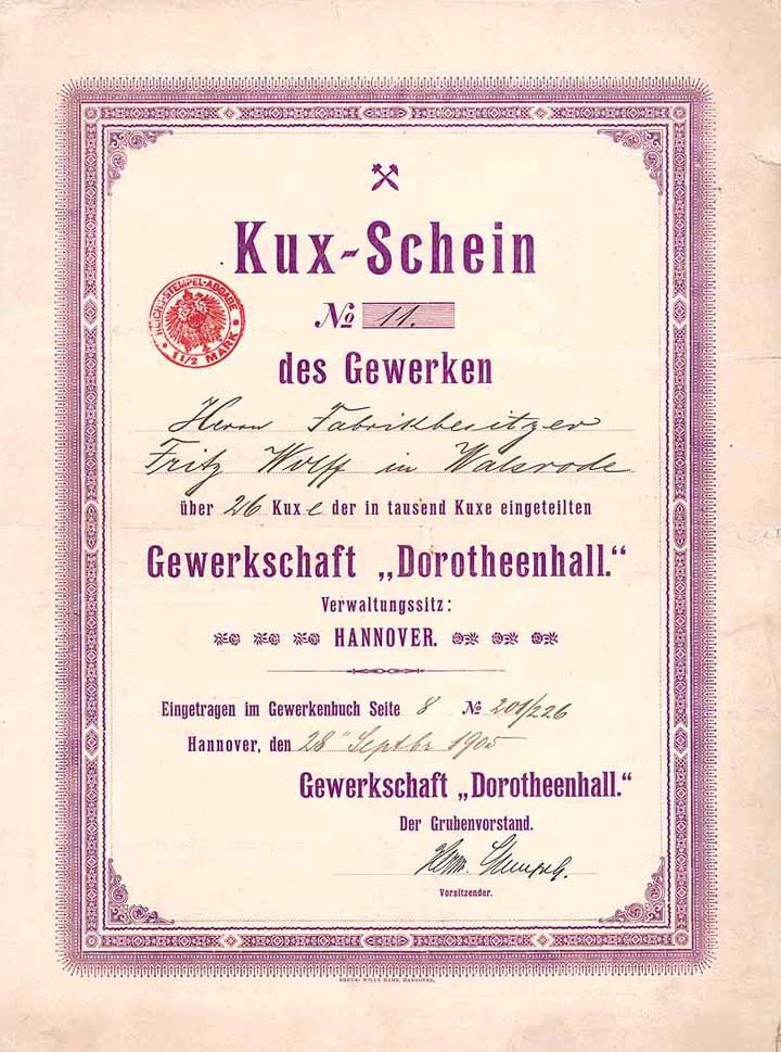 Gewerkschaft “Dorotheenhall”