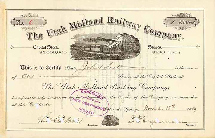 Utah Midland Railway Co.