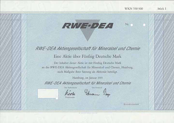 RWE-DEA AG für Mineraloel und Chemie