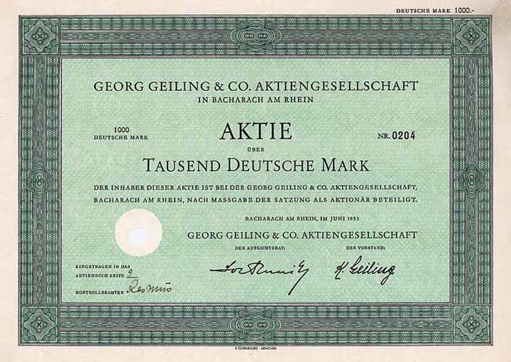 Georg Geiling & Co. AG