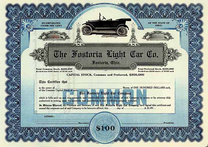 Fostoria Light Car Co.