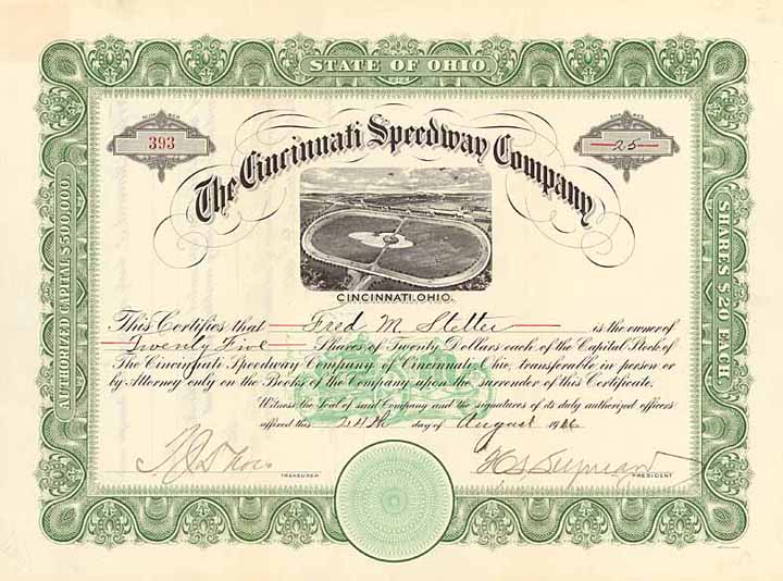 Cincinnati Speedway Corp.