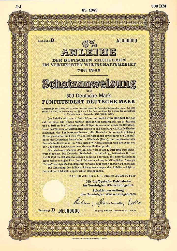 Deutsche Reichsbahn im Vereinigten Wirtschaftsgebiet
