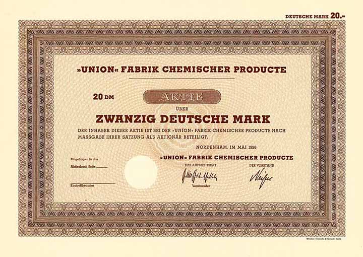 UNION Fabrik chemischer Produkte