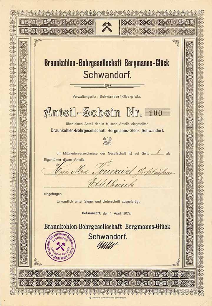 Braunkohlen-Bohrgesellschaft Bergmanns-Glück