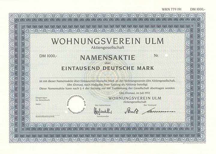 Wohnungsverein Ulm AG