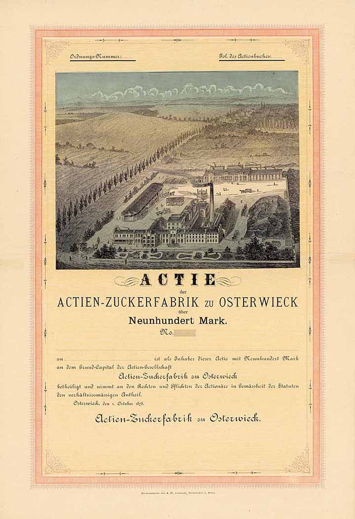 Actien-Zuckerfabrik zu Osterwieck