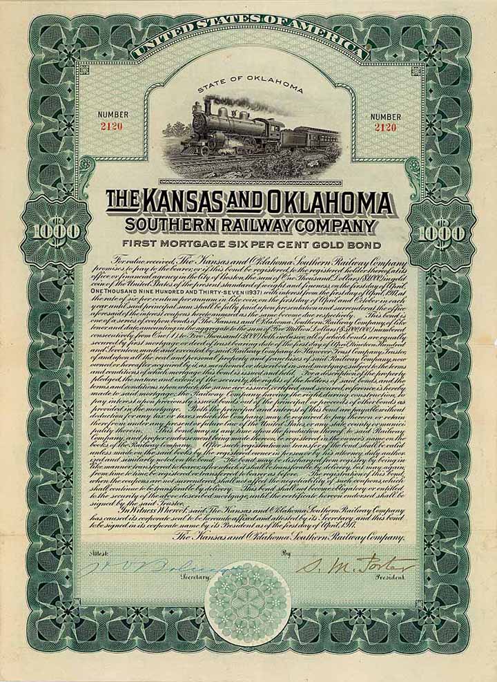 Kansas and Oklahoma Southern Railway